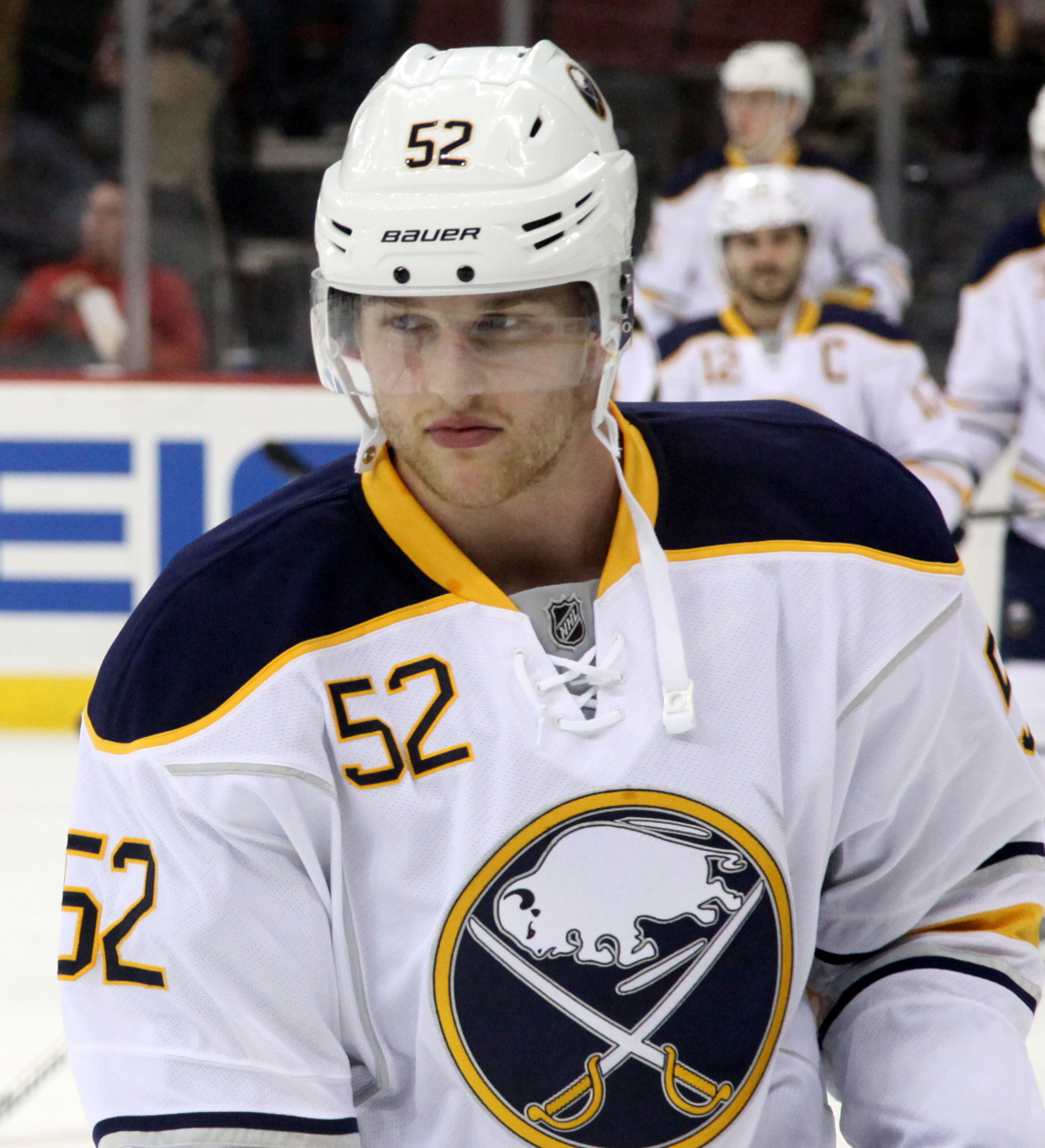Hudson Fasching in Buffalo Sabres uniform, April 2016