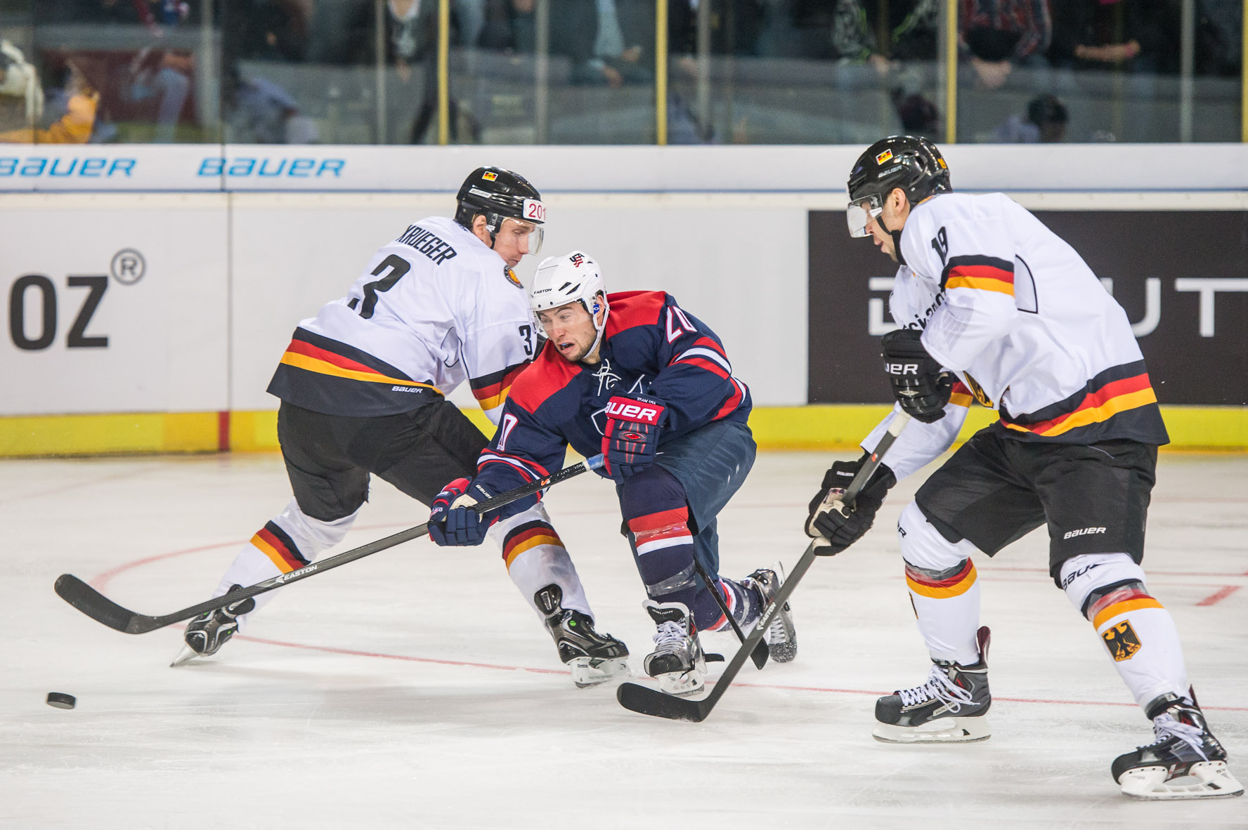 Tyler Johnson in game against Germany, 6 May 2014