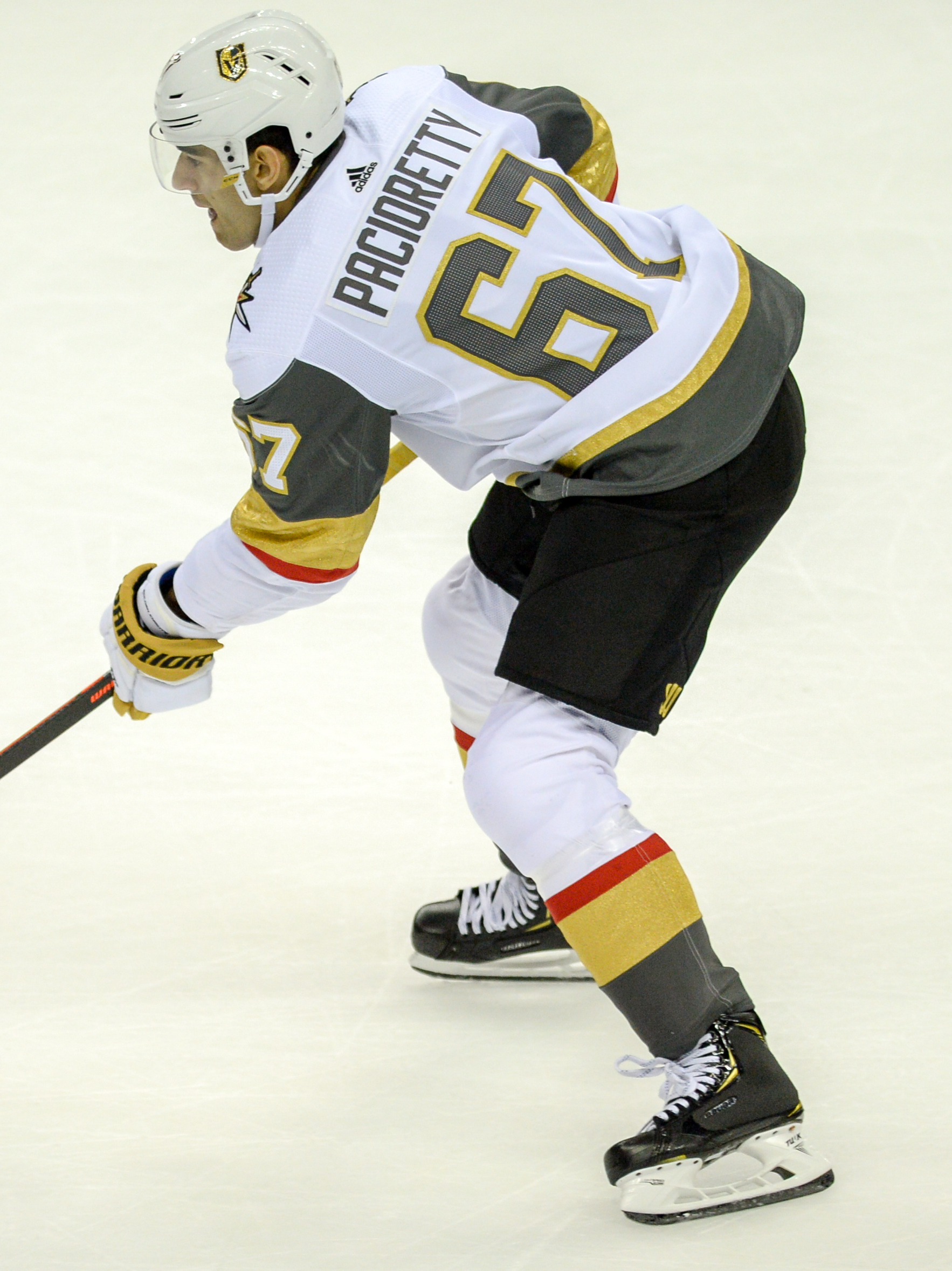 Max Pacioretty on the ice with the Golden Knights