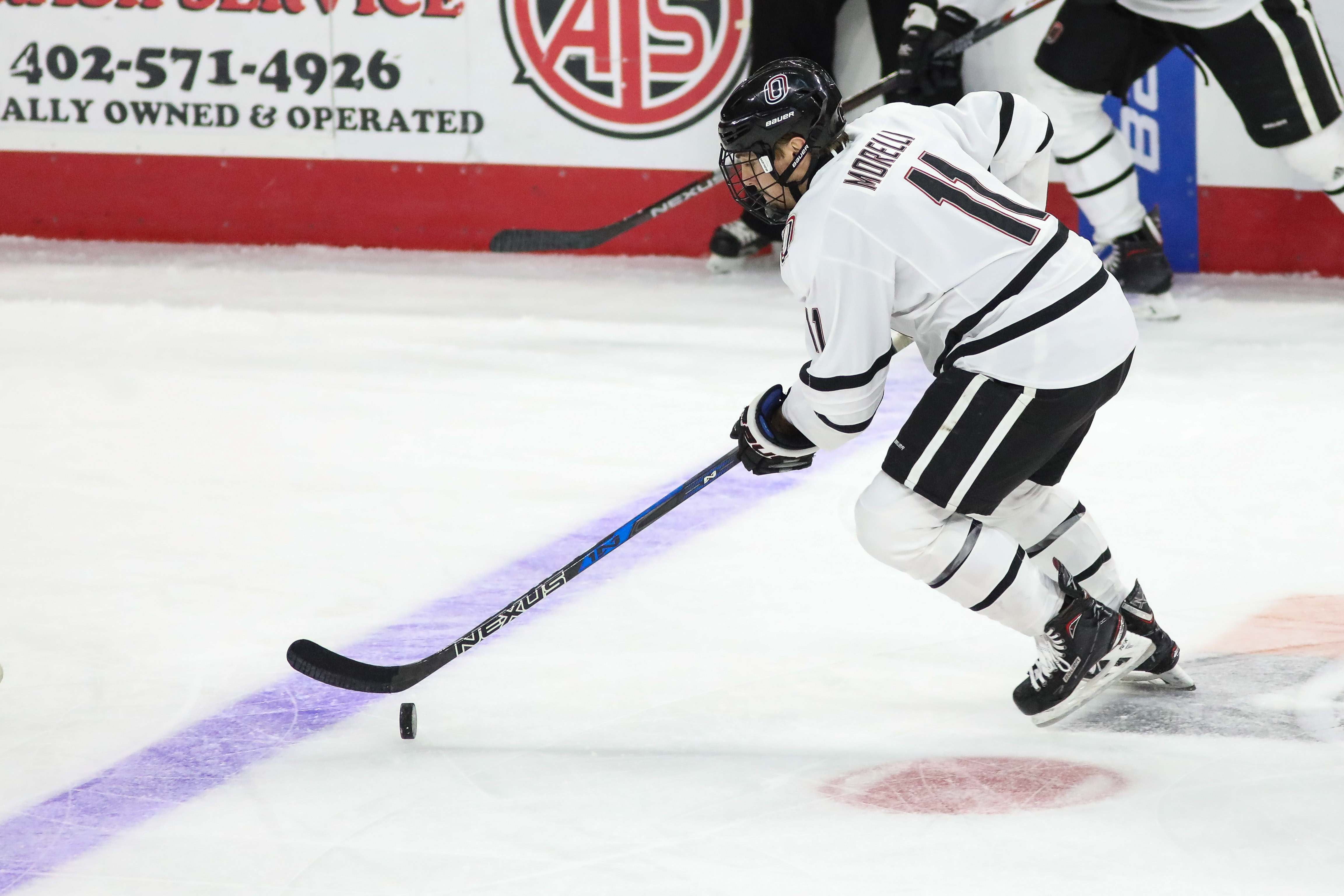 Mason Morelli in action during a 2017 game