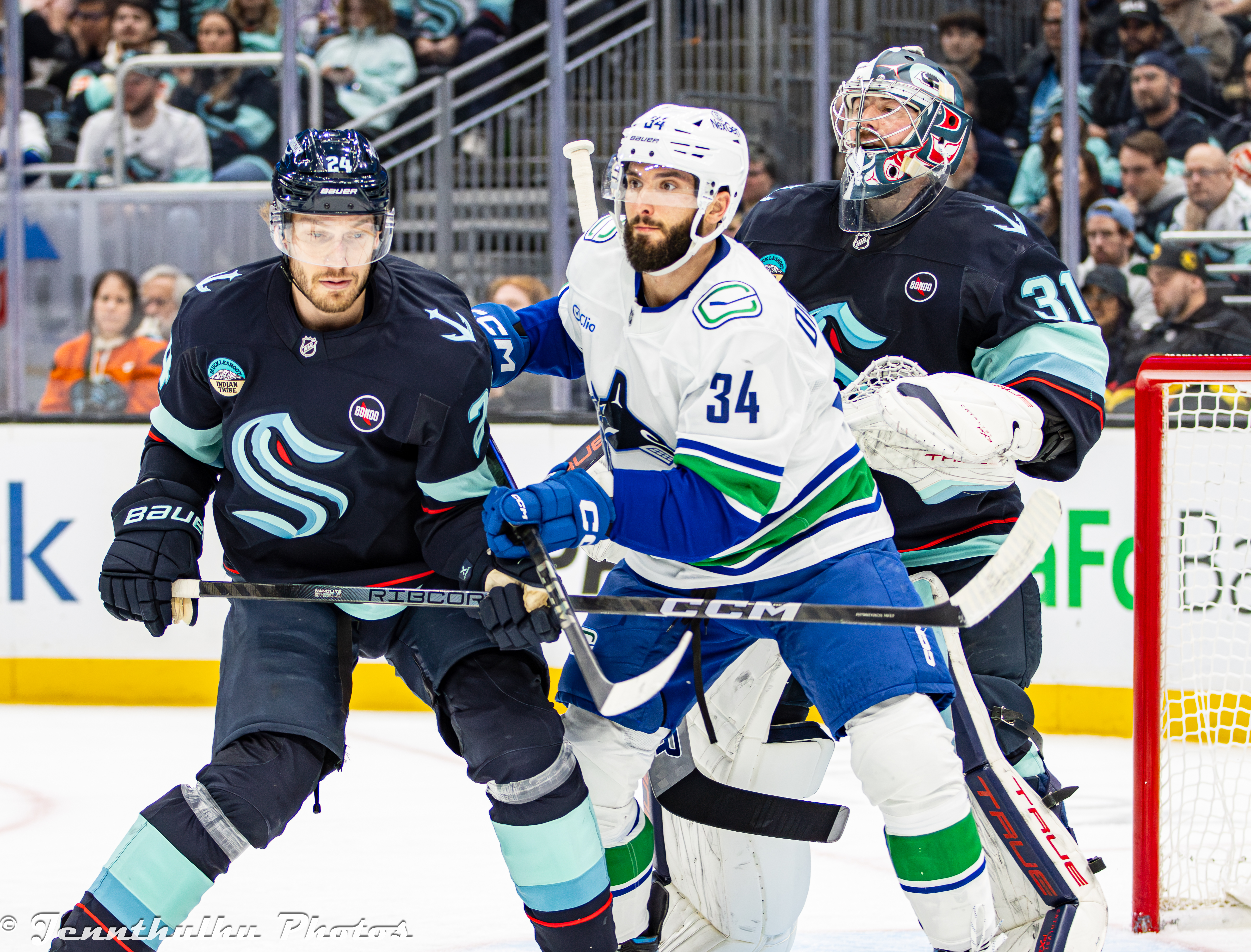 Jamie Oleksiak and Phillip Di Giuseppe side by side