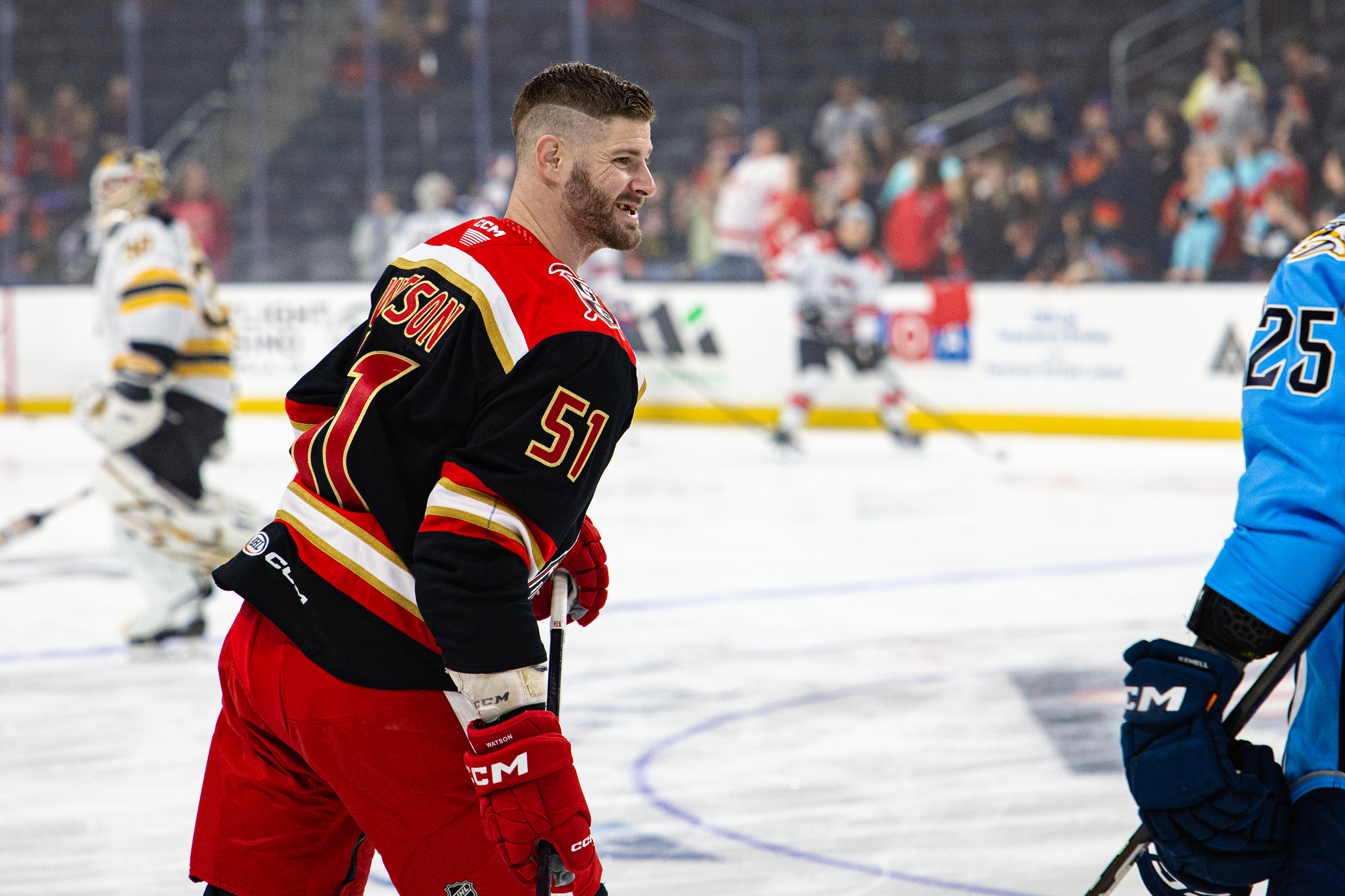 Austin Watson at the 2025 AHL All‑Star Skills Competition