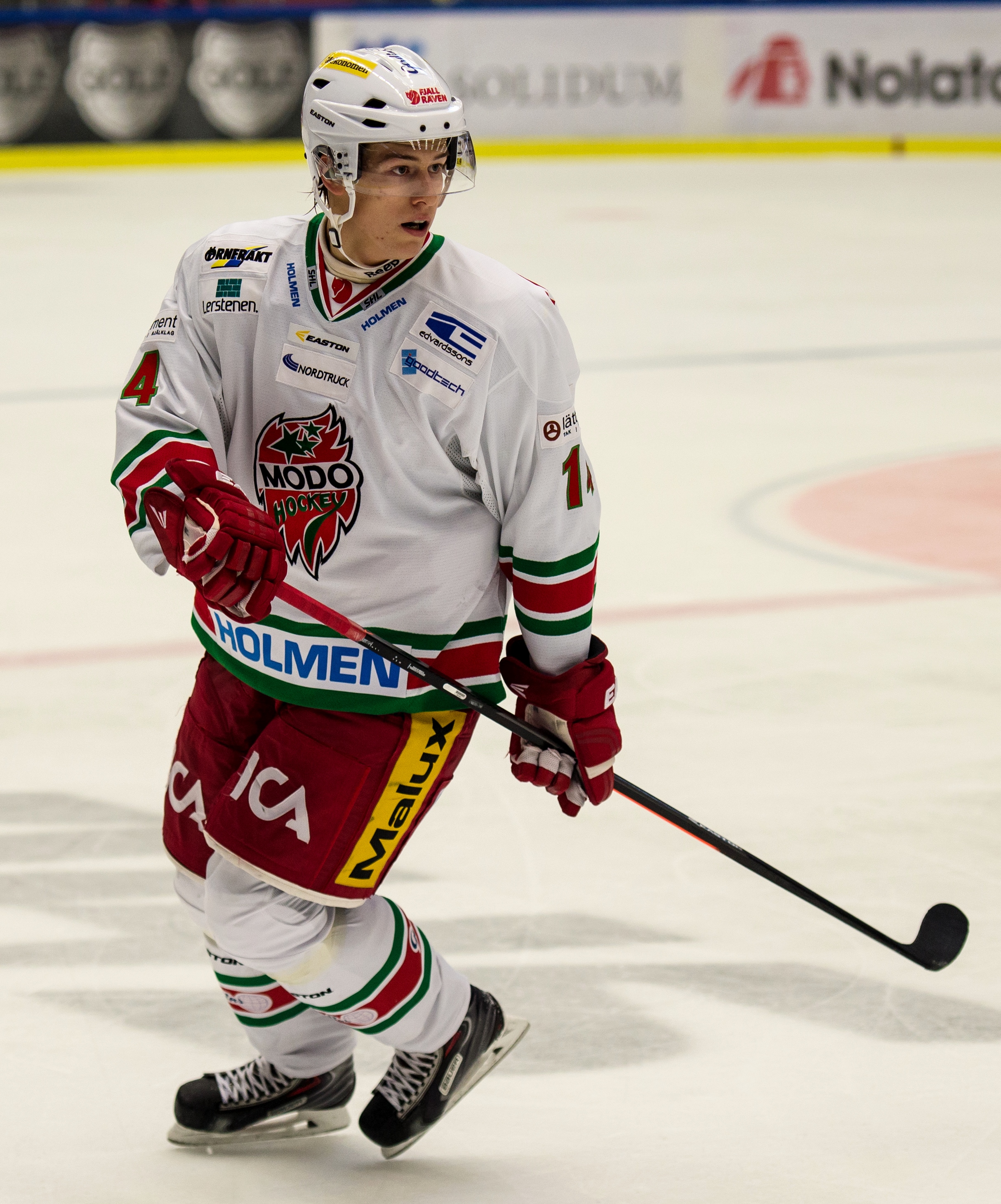 Robert Hägg playing for MODO Hockey