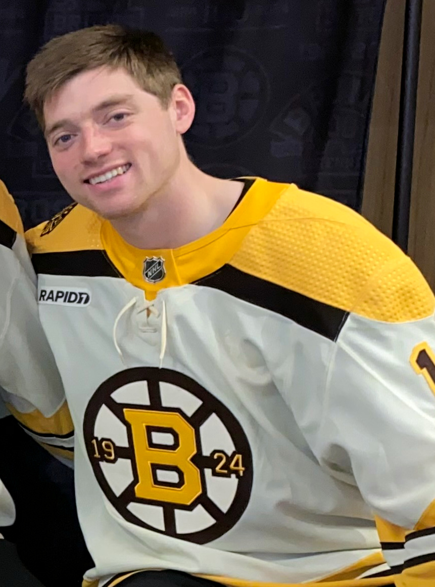 Ian Mitchell in Boston Bruins uniform