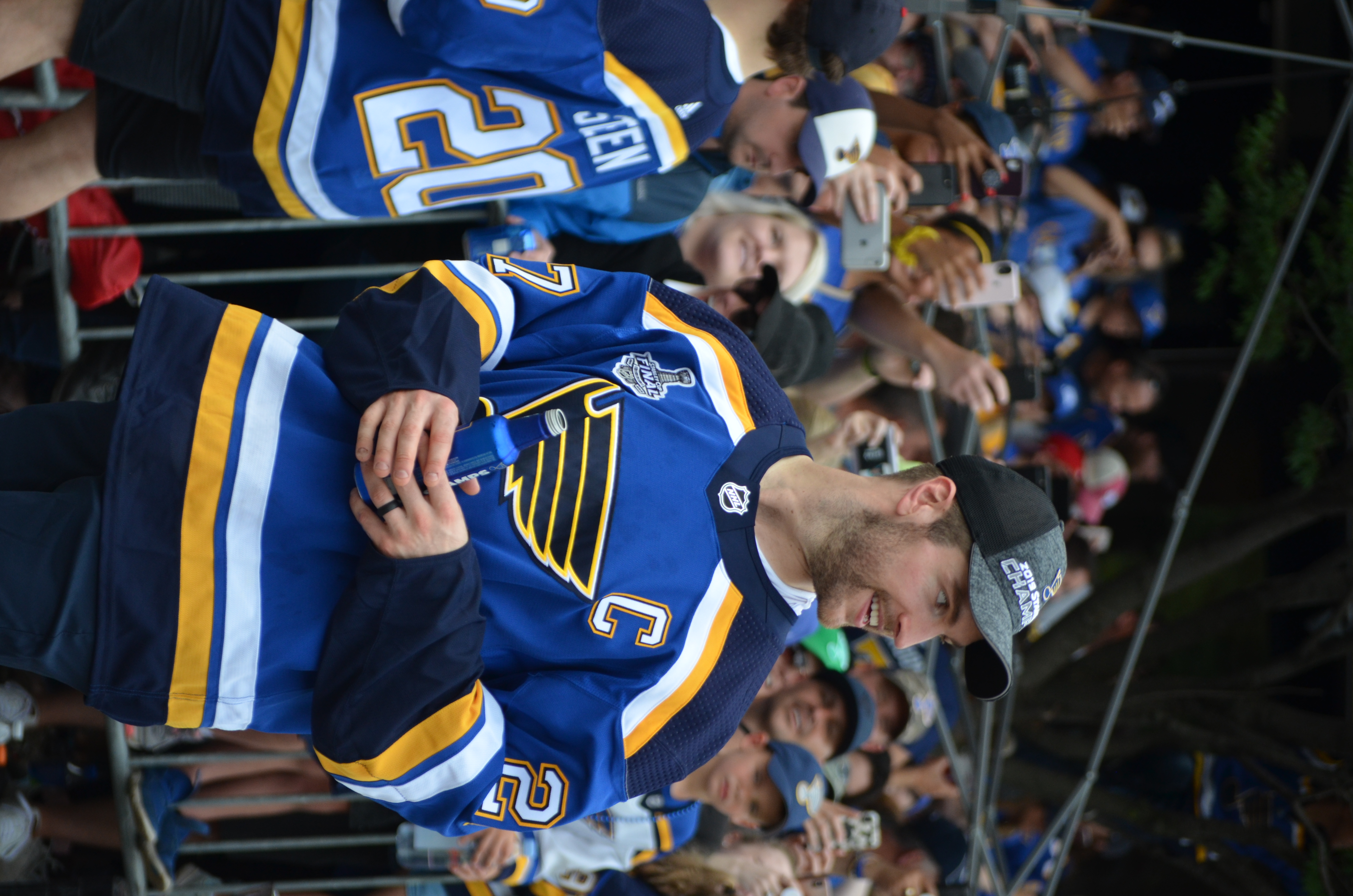 Alex Pietrangelo during the 2019 Stanley Cup parade