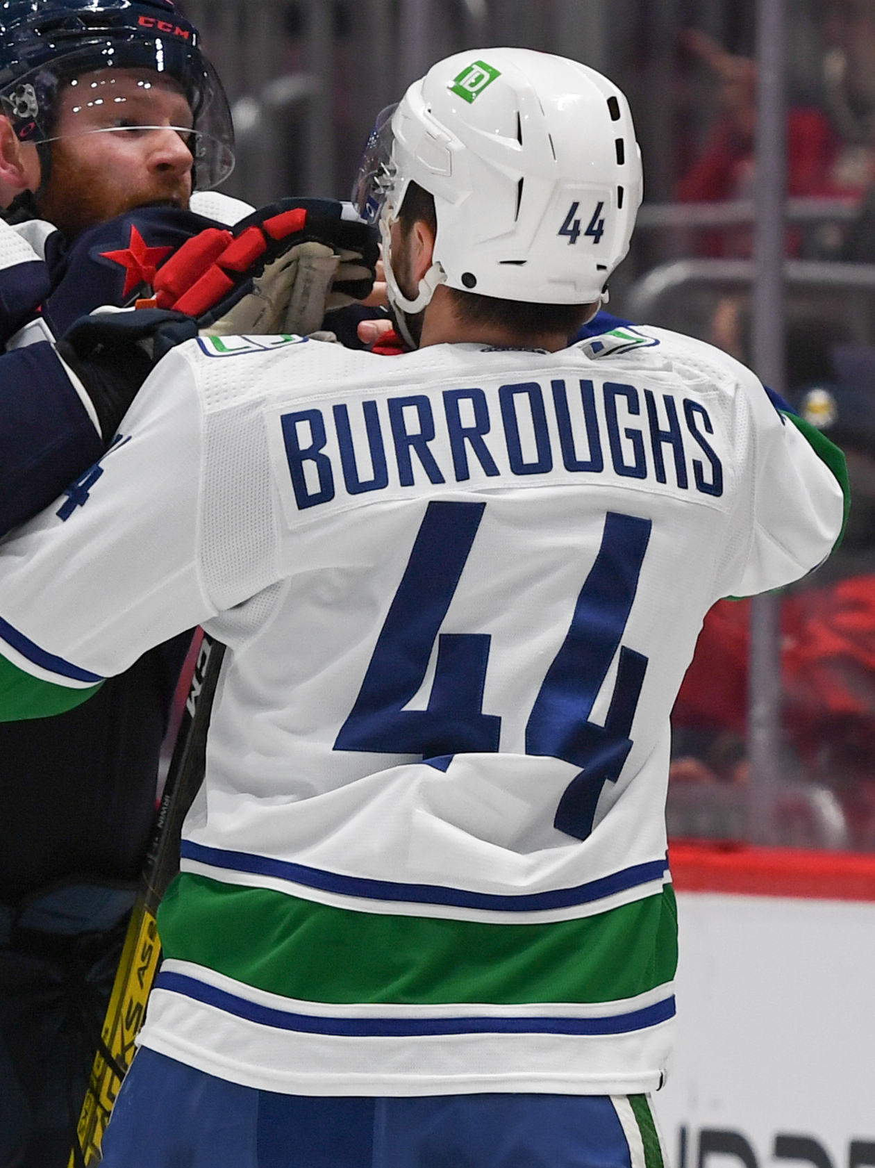 Kyle Burroughs engaged in a fight with Matt Irwin