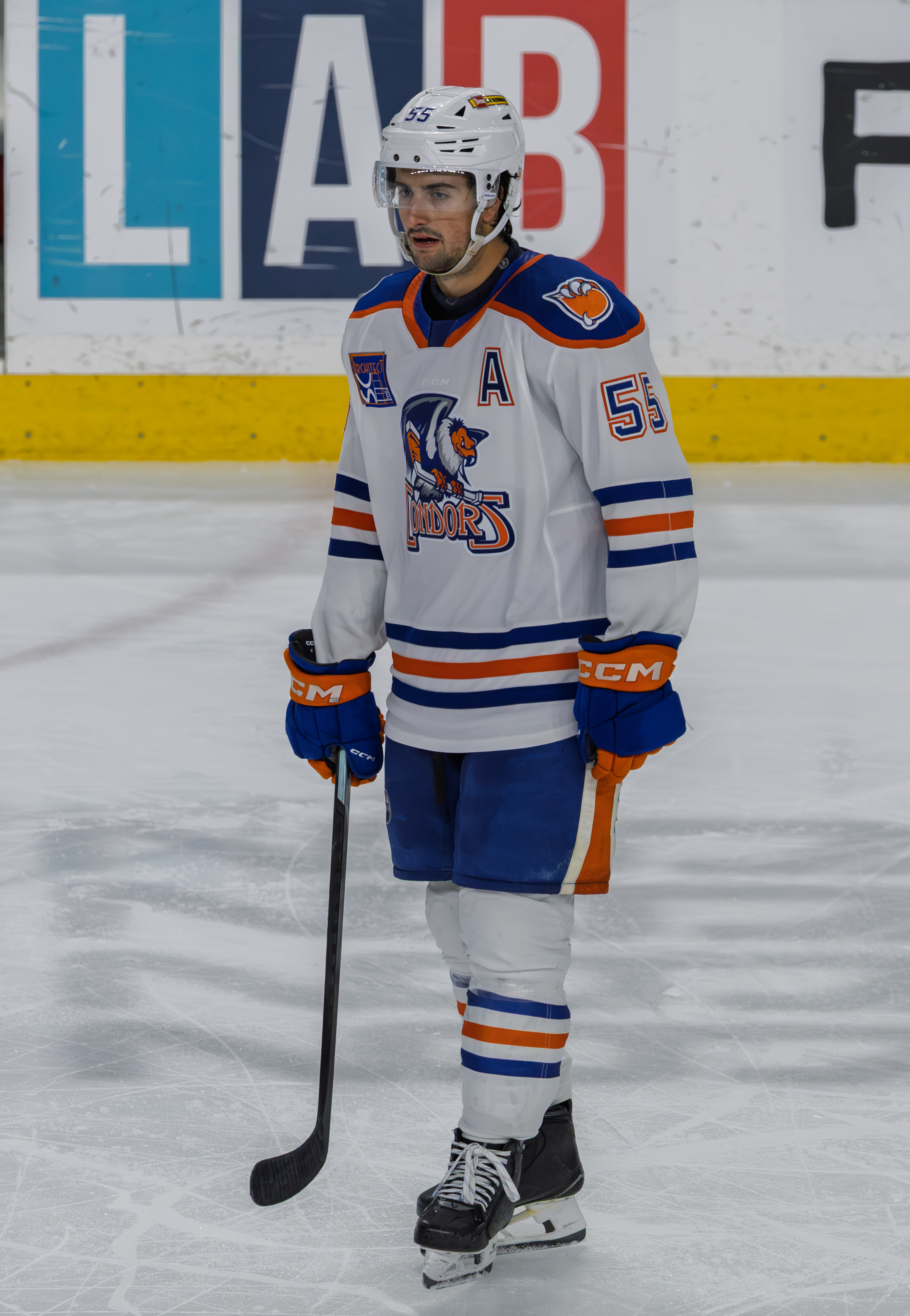 Cam Dineen skating full-body, April 2026