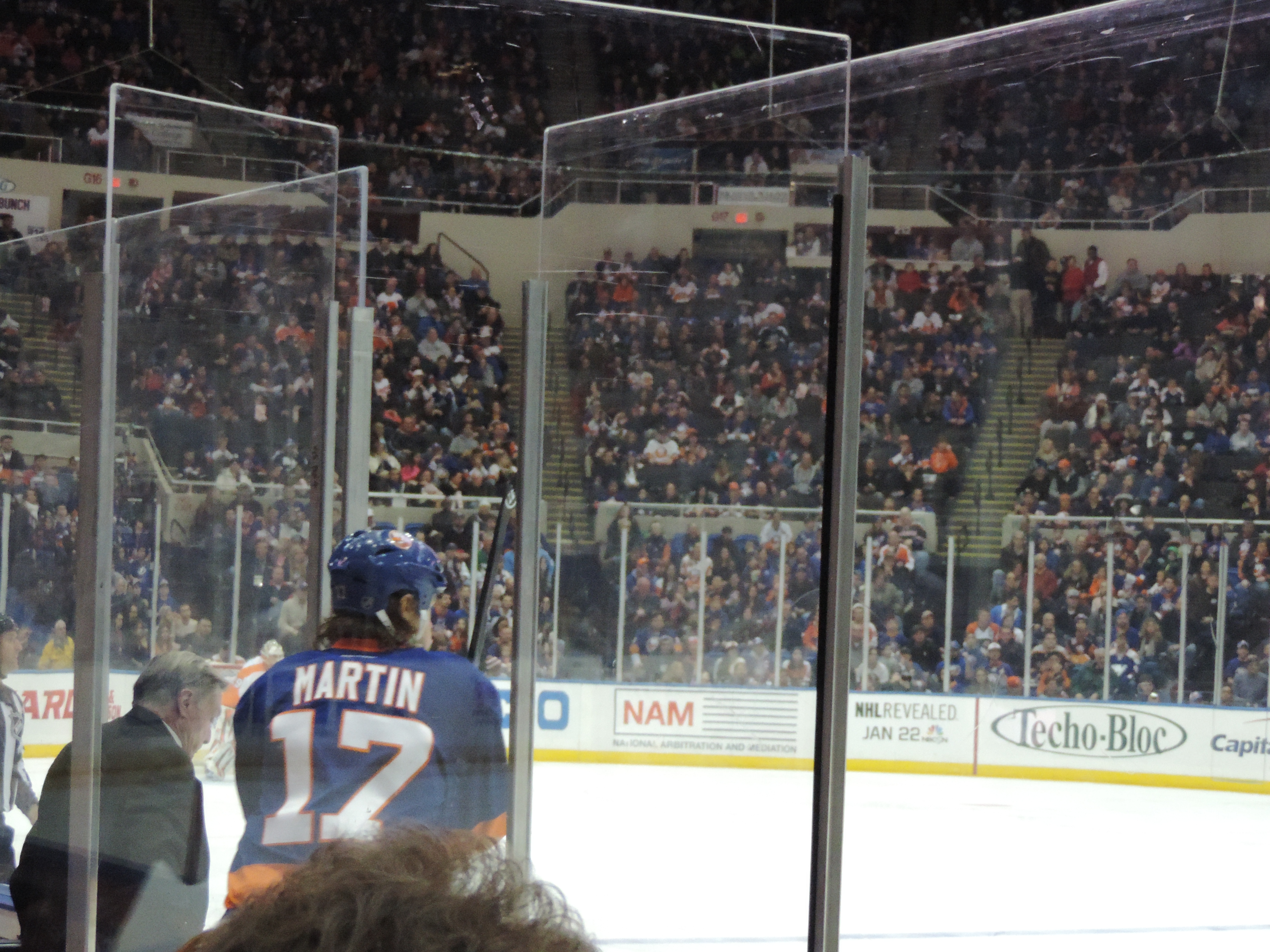 Matt Martin leaving the penalty box
