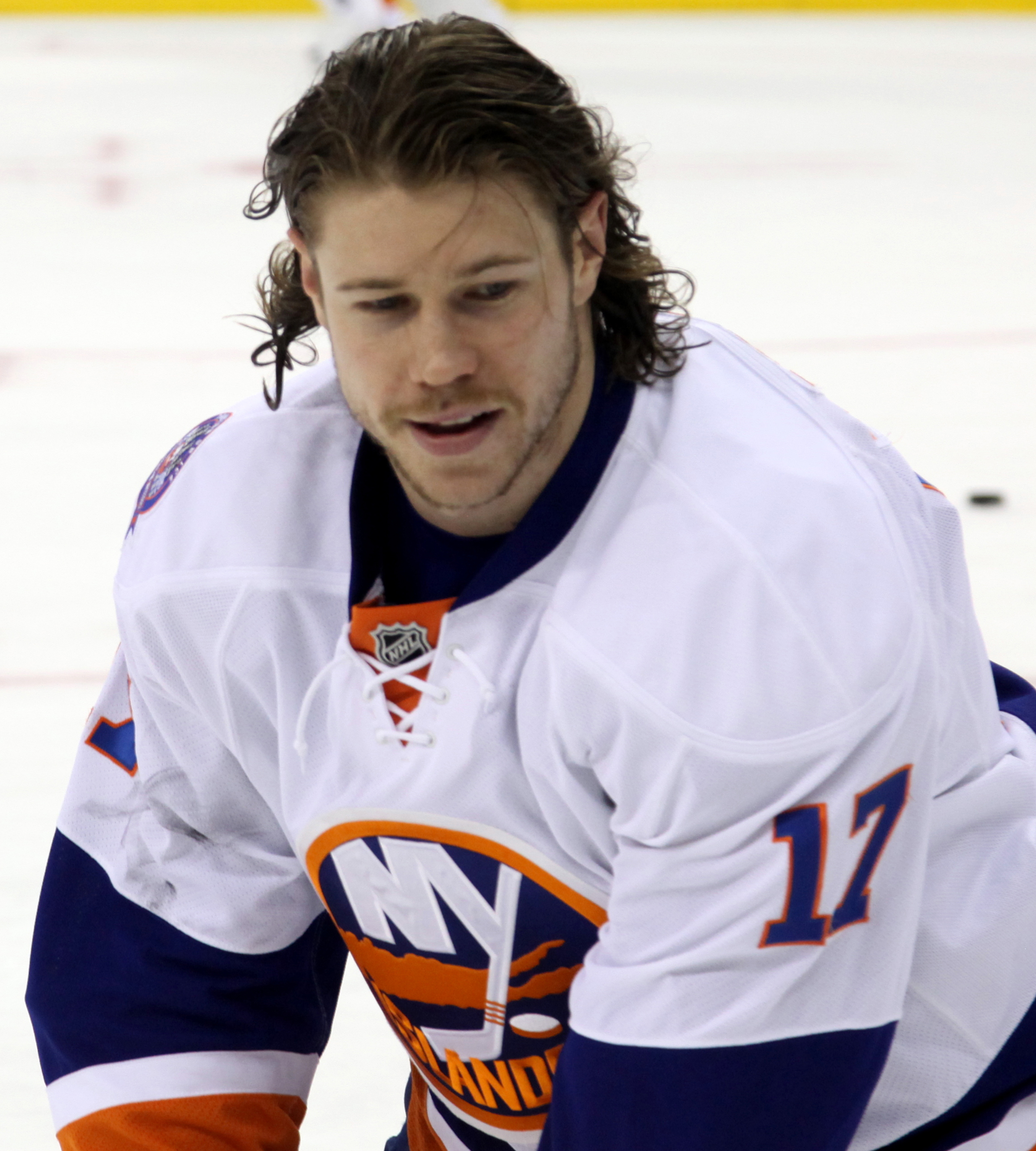 Matt Martin in New York Islanders gear, January 2015