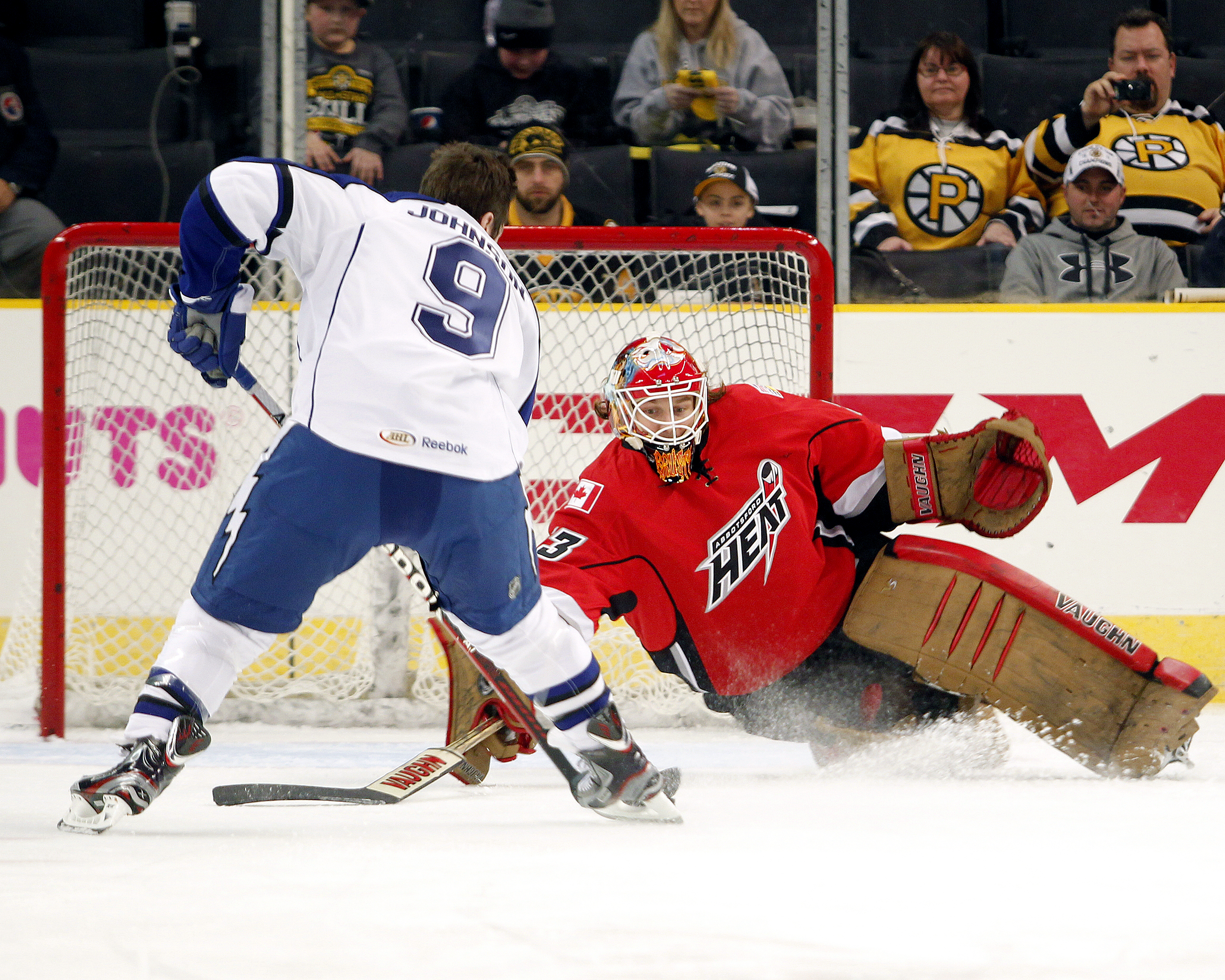Tyler Johnson at the AHL All-Star Skills Competition, 27 January 2013