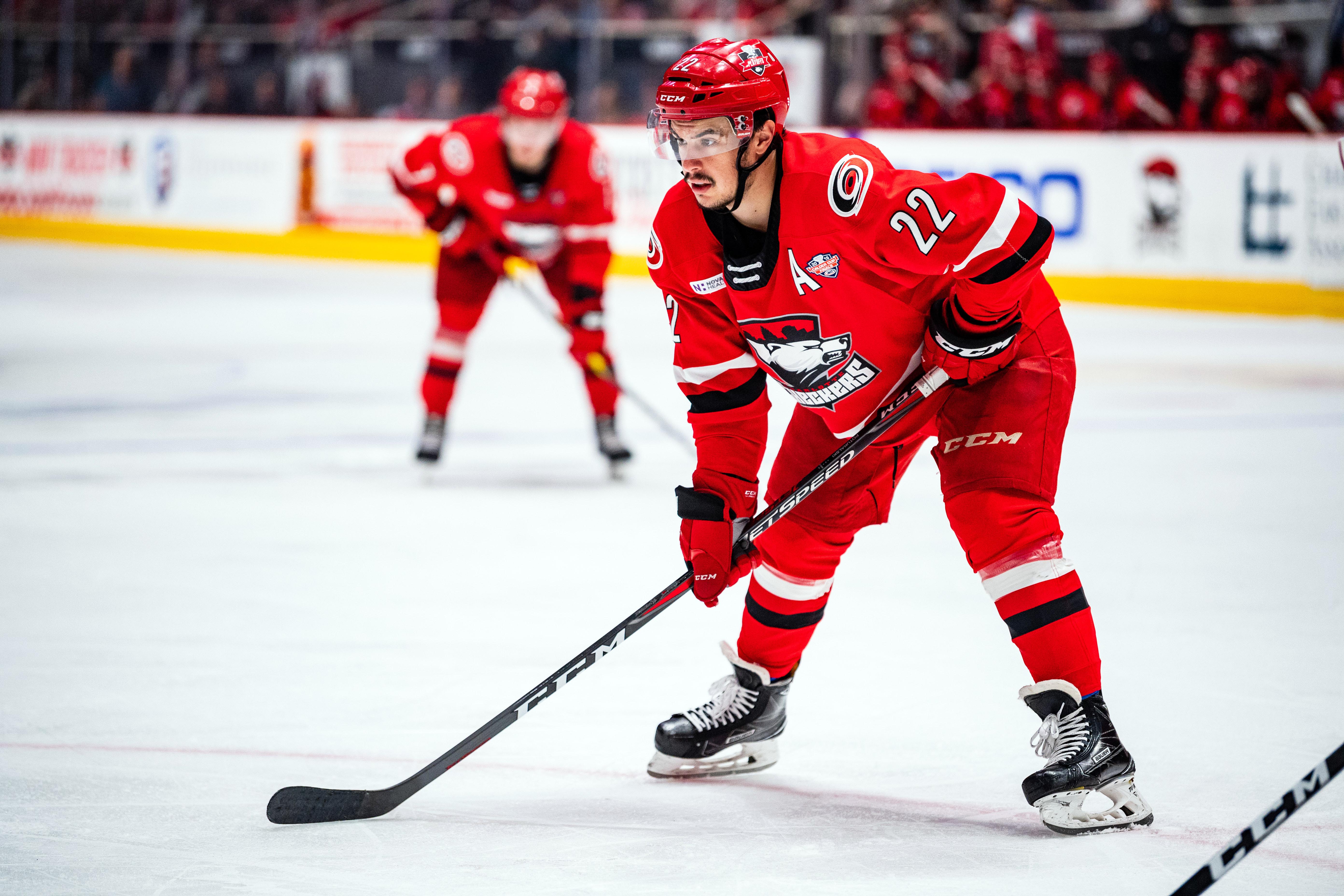 Andrew Poturalski in action during the 2019 Calder Cup Finals