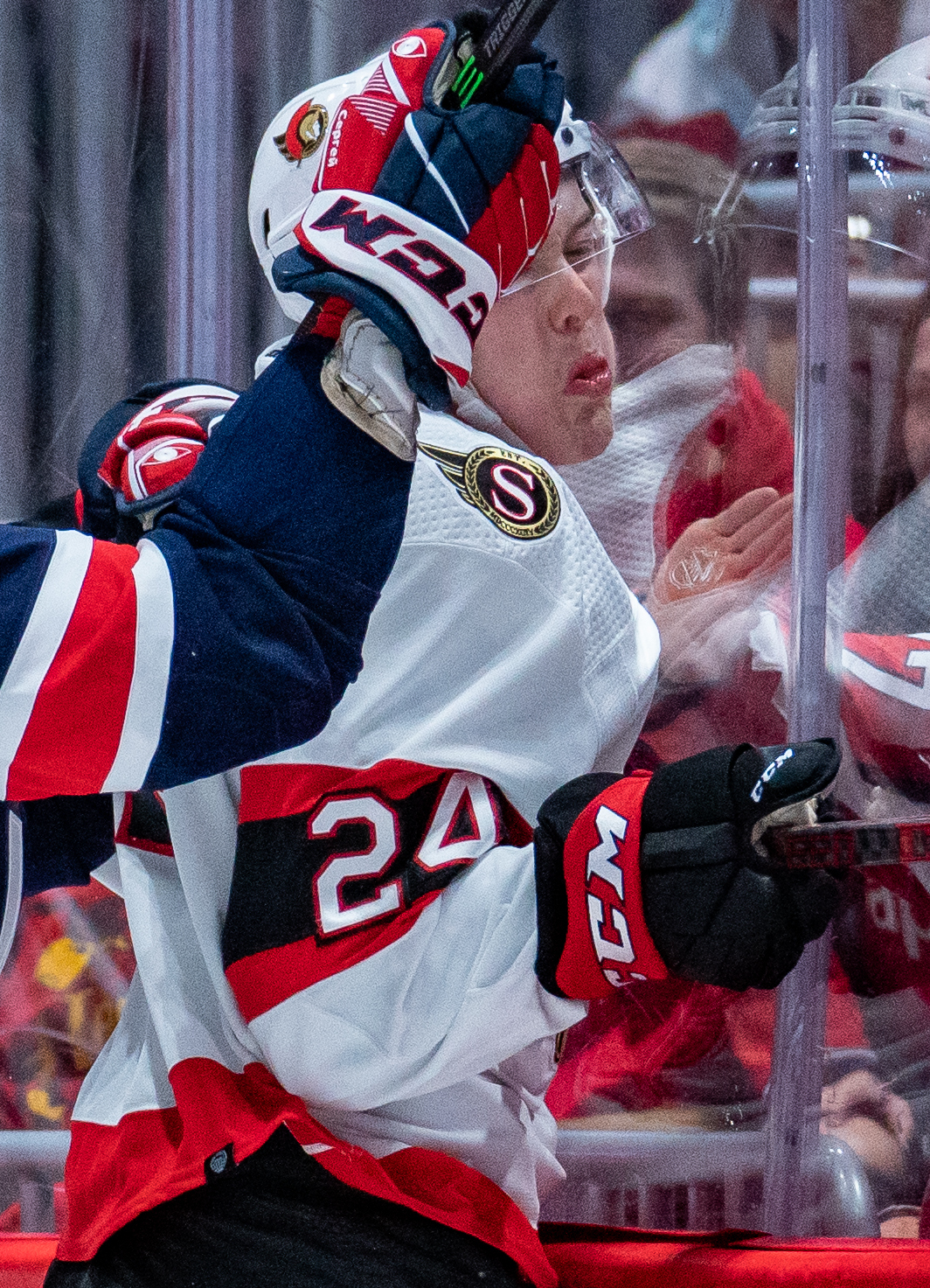 Jacob Bernard‑Docker hit by Alexander Ovechkin in Washington