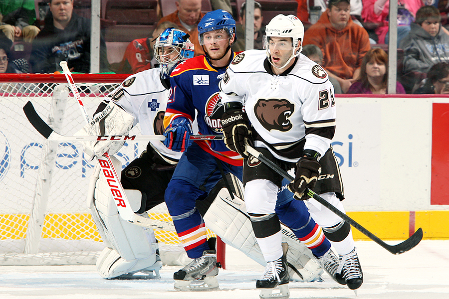 Chris Wagner in Norfolk Admirals uniform during a 2013 game
