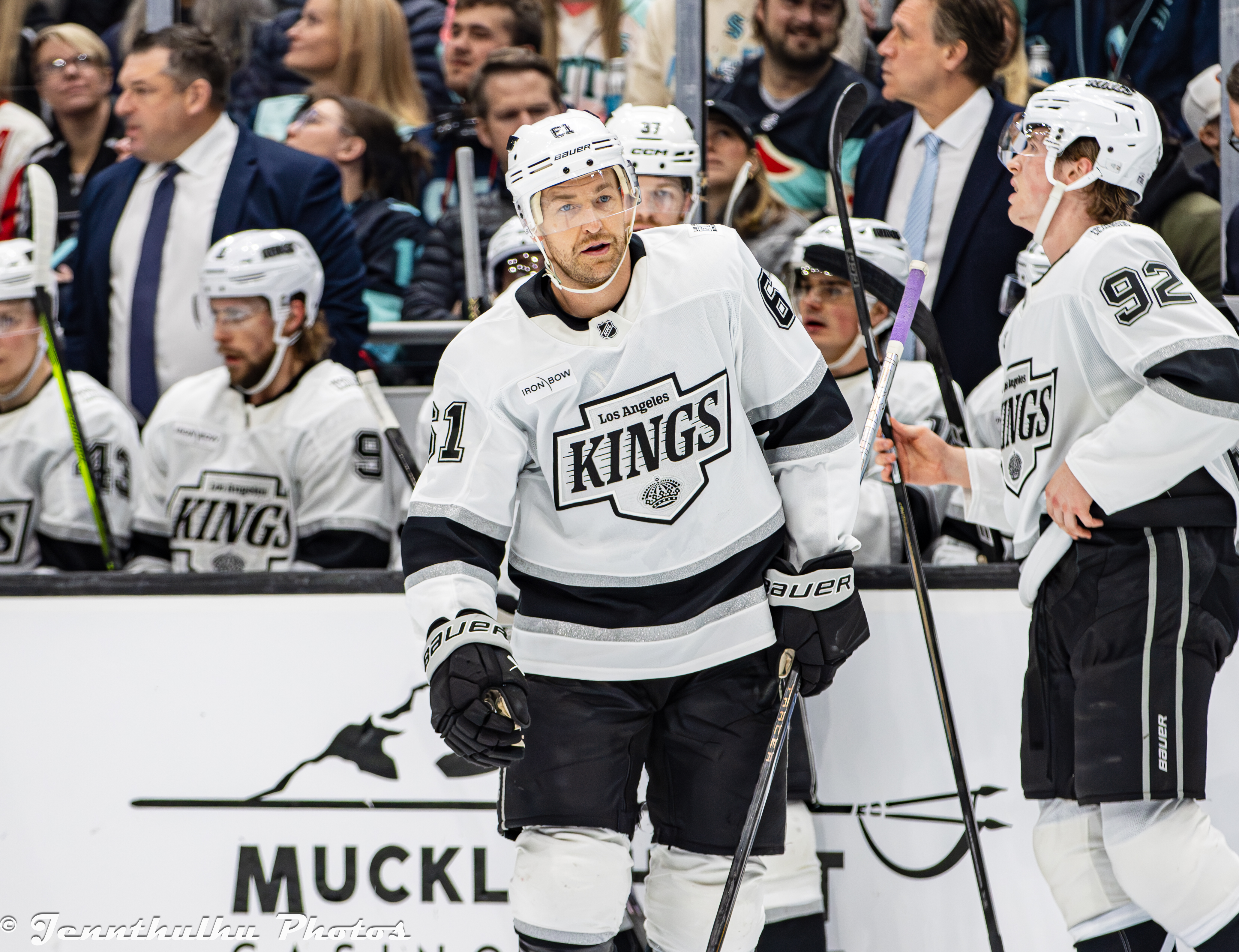 Trevor Lewis in Los Angeles Kings uniform, 2025
