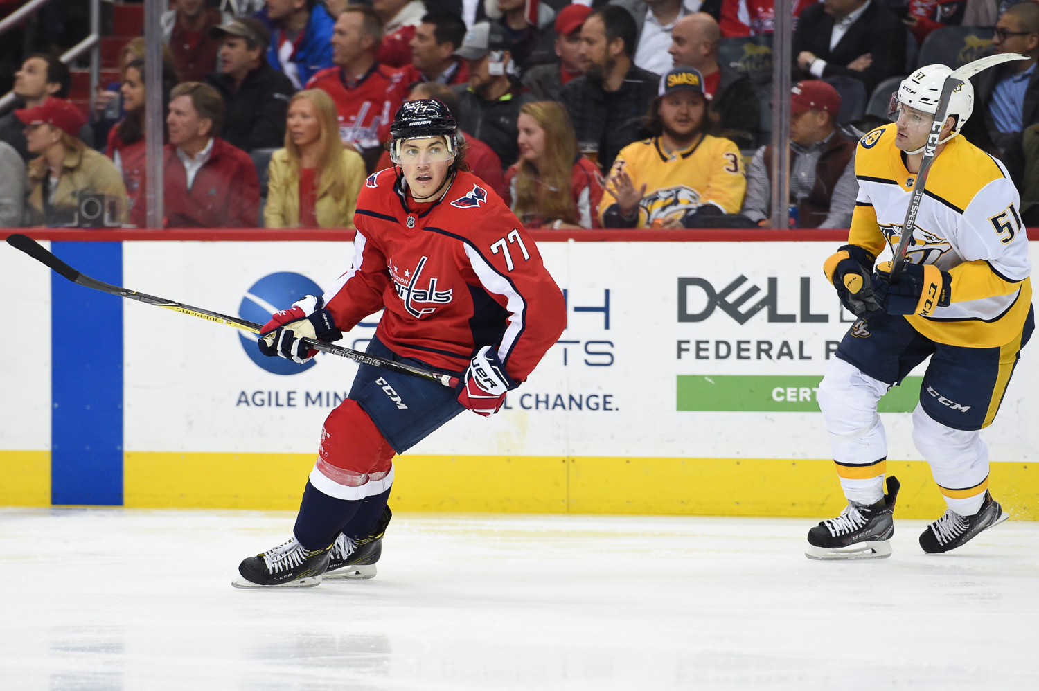 Austin Watson in Predators uniform, April 2018