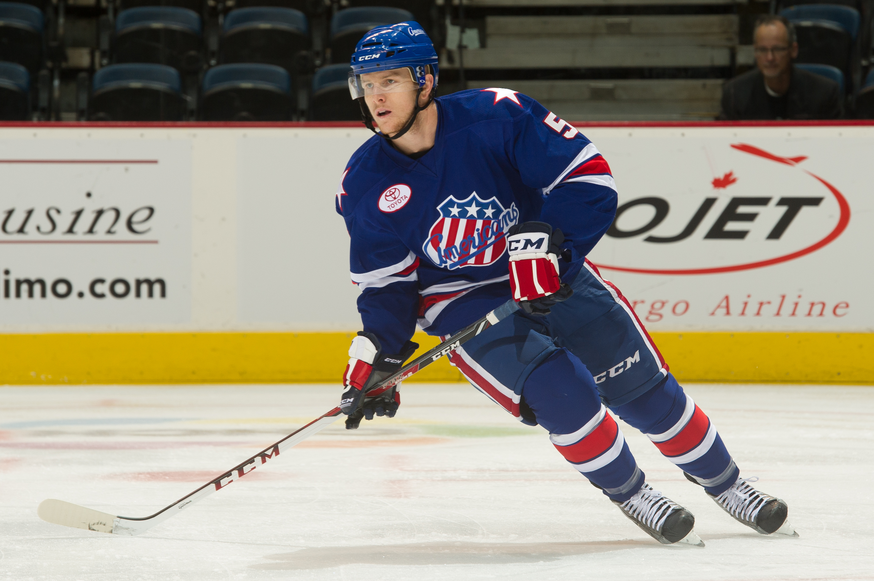 Chad Ruhwedel of the Rochester Americans portrait