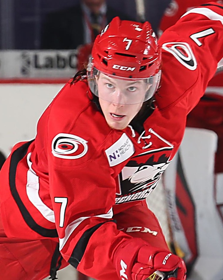 Brock McGinn of the Charlotte Checkers (cropped)
