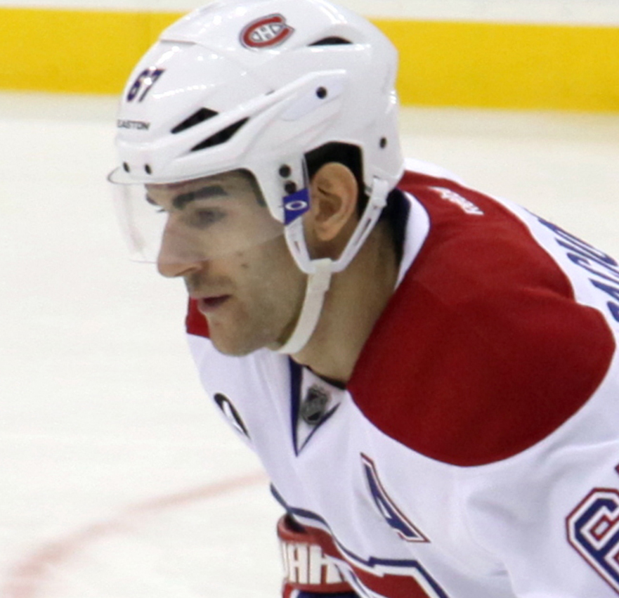 Max Pacioretty in Canadiens gear on the ice