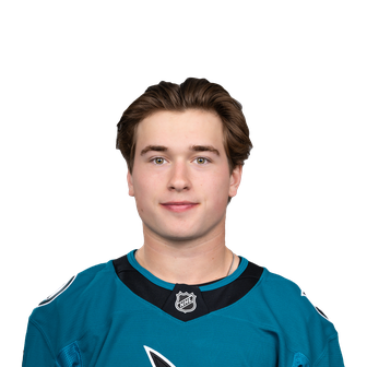 Macklin Celebrini headshot